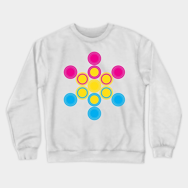 pansexuality circles Crewneck Sweatshirt by chromatosis